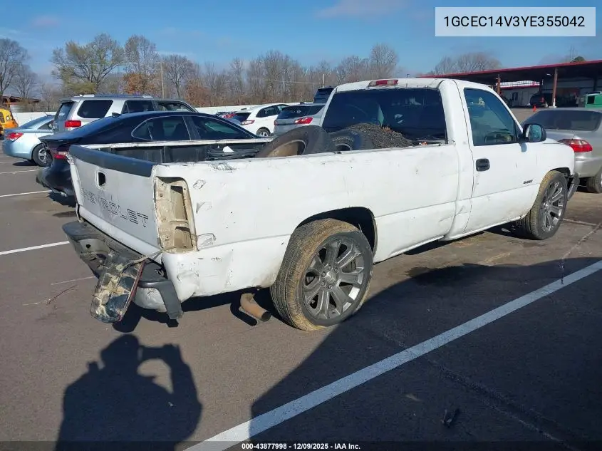 1GCEC14V3YE355042 2000 Chevrolet Silverado 1500