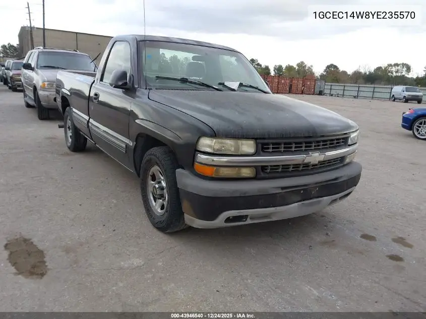 1GCEC14W8YE235570 2000 Chevrolet Silverado 1500