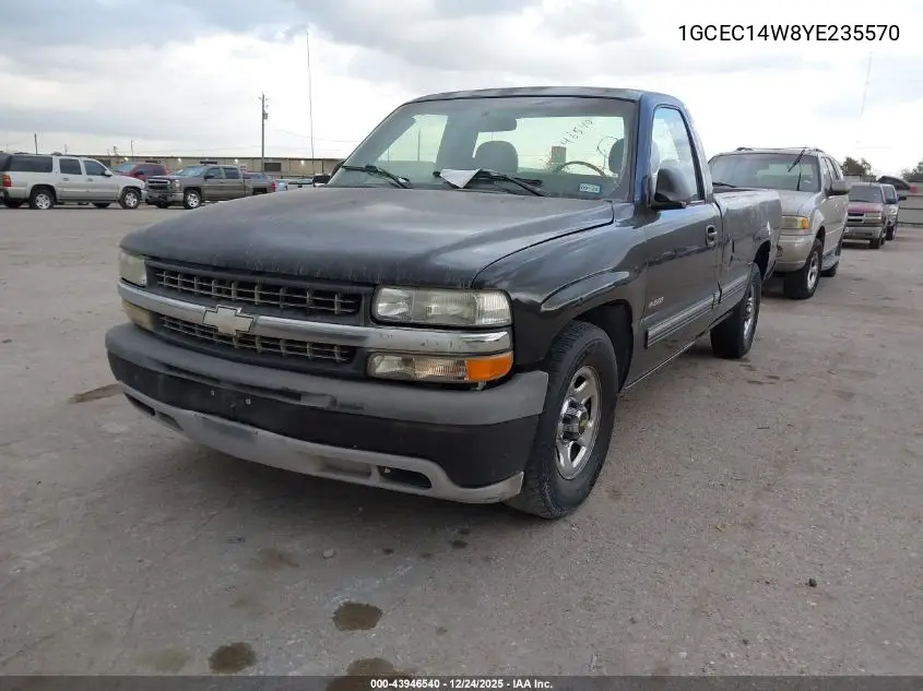 1GCEC14W8YE235570 2000 Chevrolet Silverado 1500