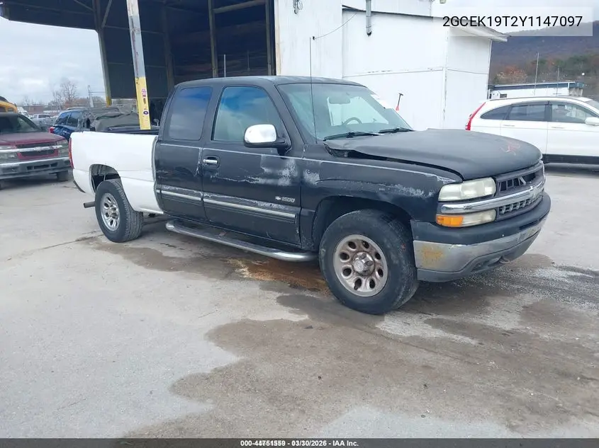 2GCEK19T2Y1147097 2000 Chevrolet Silverado 1500 Ls/Lt