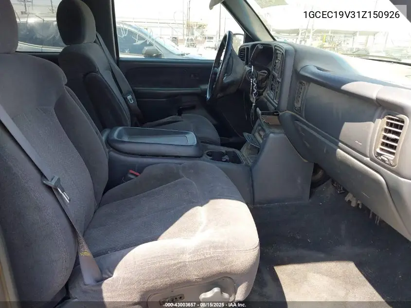 1GCEC19V31Z150926 2001 Chevrolet Silverado 1500 Ls