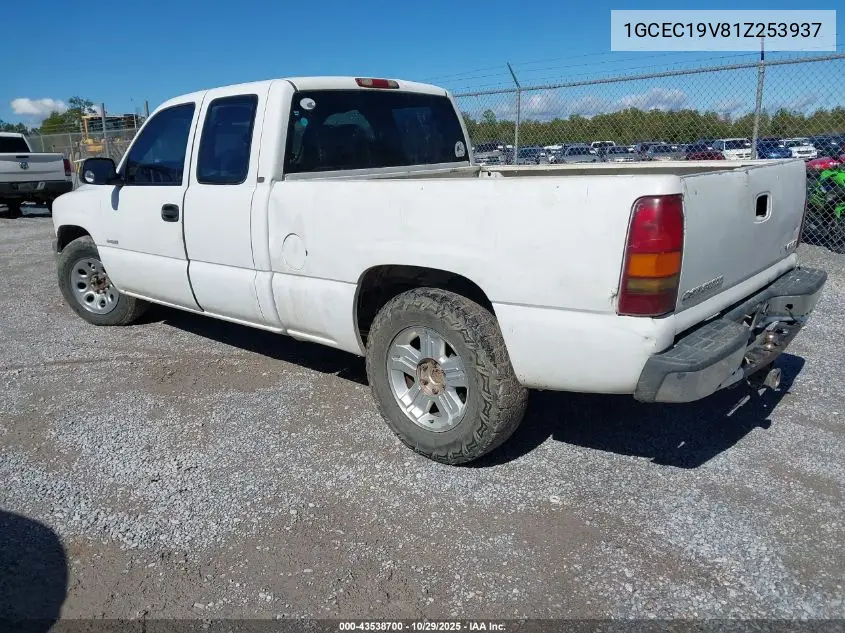 1GCEC19V81Z253937 2001 Chevrolet Silverado 1500