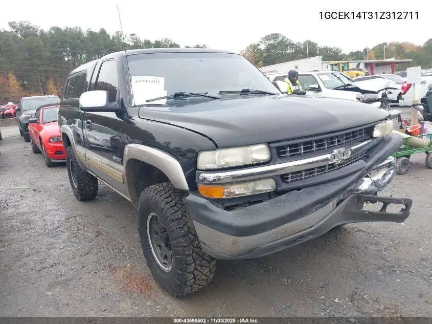 1GCEK14T31Z312711 2001 Chevrolet Silverado 1500 Ls