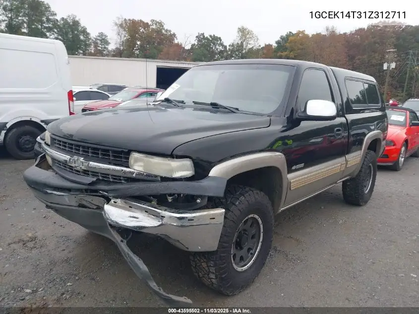 1GCEK14T31Z312711 2001 Chevrolet Silverado 1500 Ls