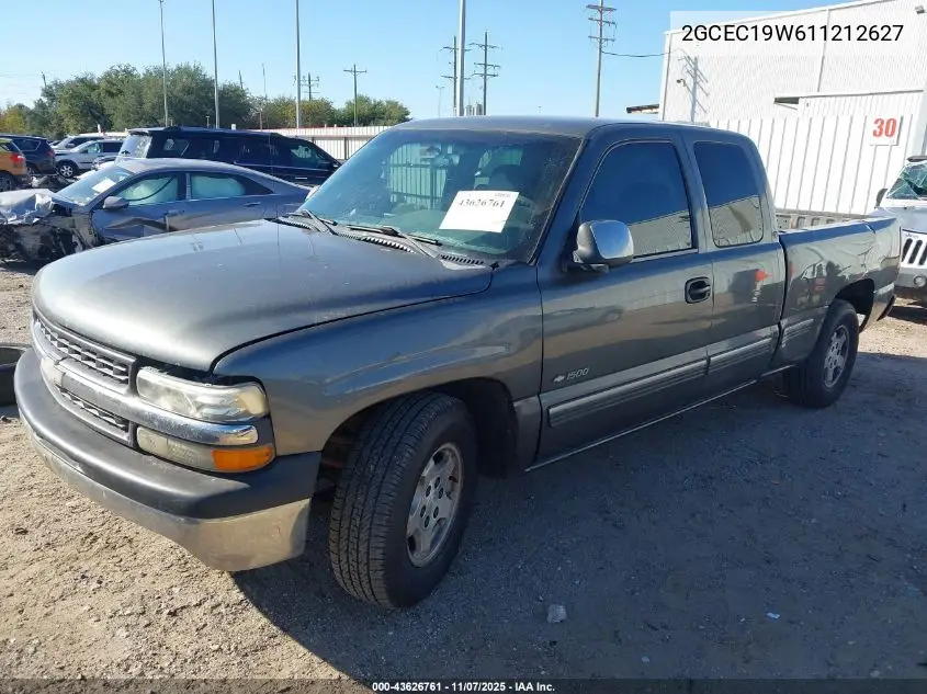 2GCEC19W611212627 2001 Chevrolet Silverado 1500 Ls