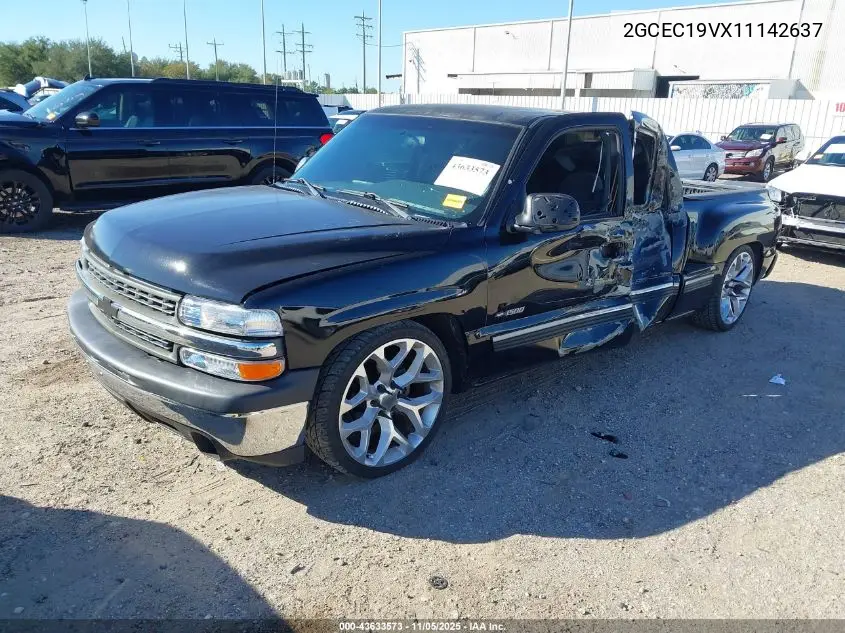 2GCEC19VX11142637 2001 Chevrolet Silverado 1500 Ls