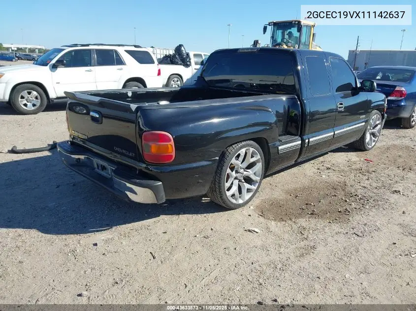 2GCEC19VX11142637 2001 Chevrolet Silverado 1500 Ls