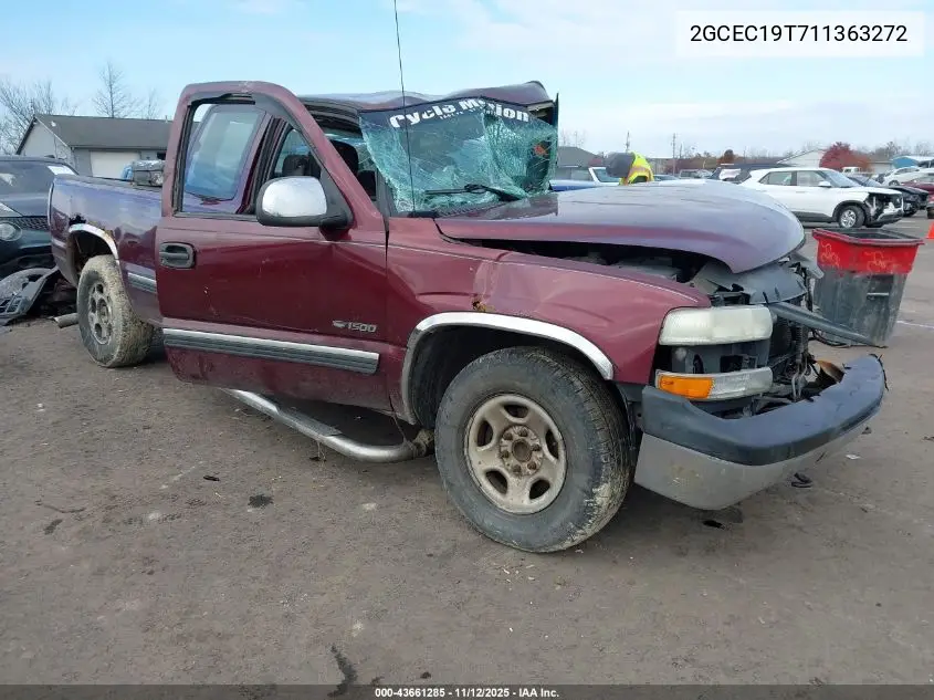 2GCEC19T711363272 2001 Chevrolet Silverado 1500 Ls