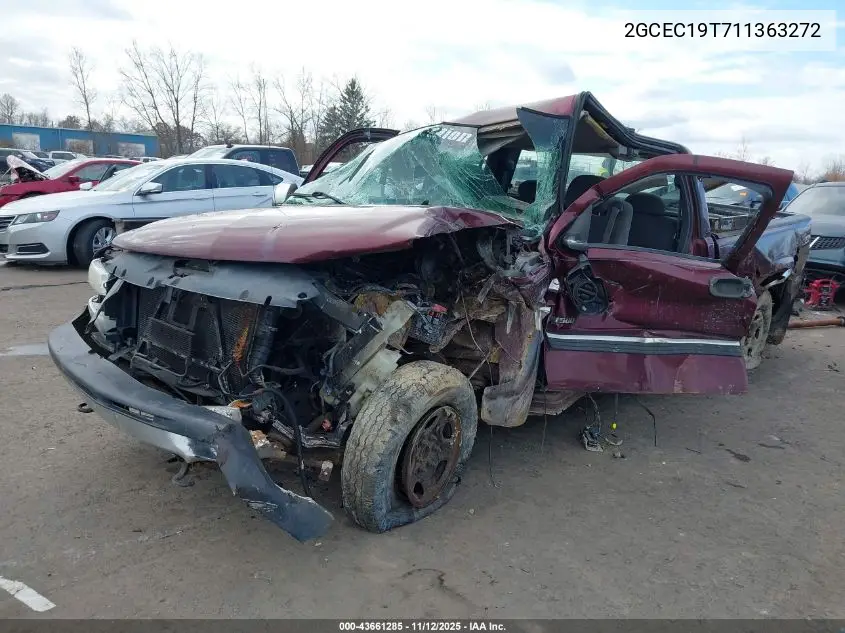 2GCEC19T711363272 2001 Chevrolet Silverado 1500 Ls