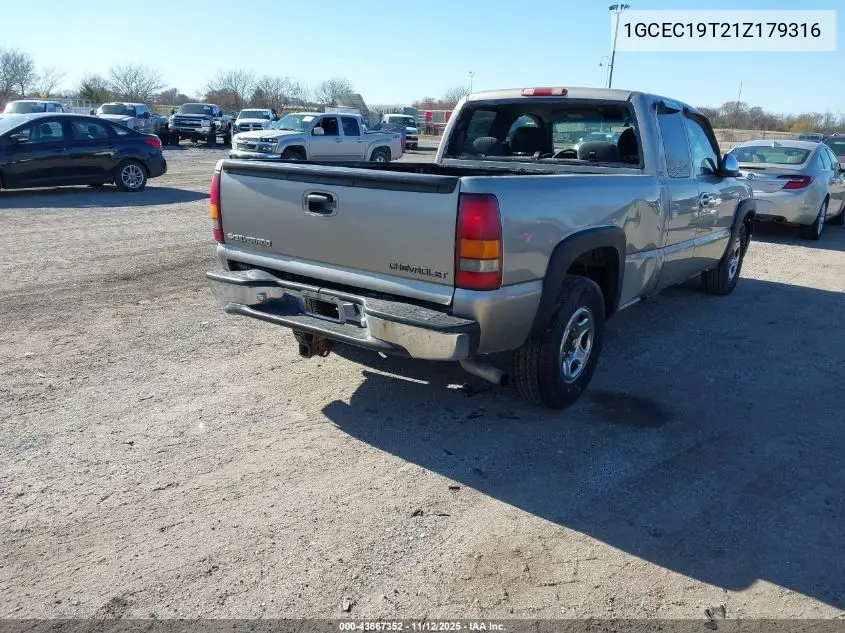 1GCEC19T21Z179316 2001 Chevrolet Silverado 1500 Ls