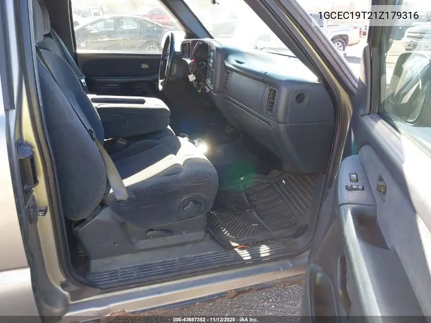 1GCEC19T21Z179316 2001 Chevrolet Silverado 1500 Ls
