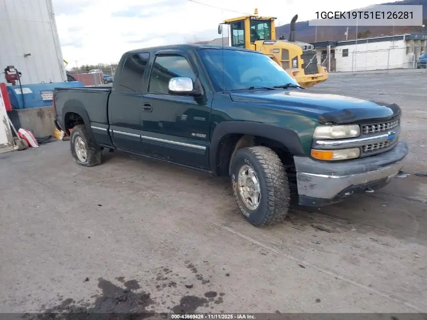 1GCEK19T51E126281 2001 Chevrolet Silverado 1500 Ls