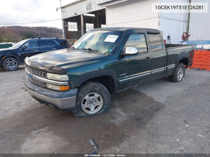 1GCEK19T51E126281 2001 Chevrolet Silverado 1500 Ls