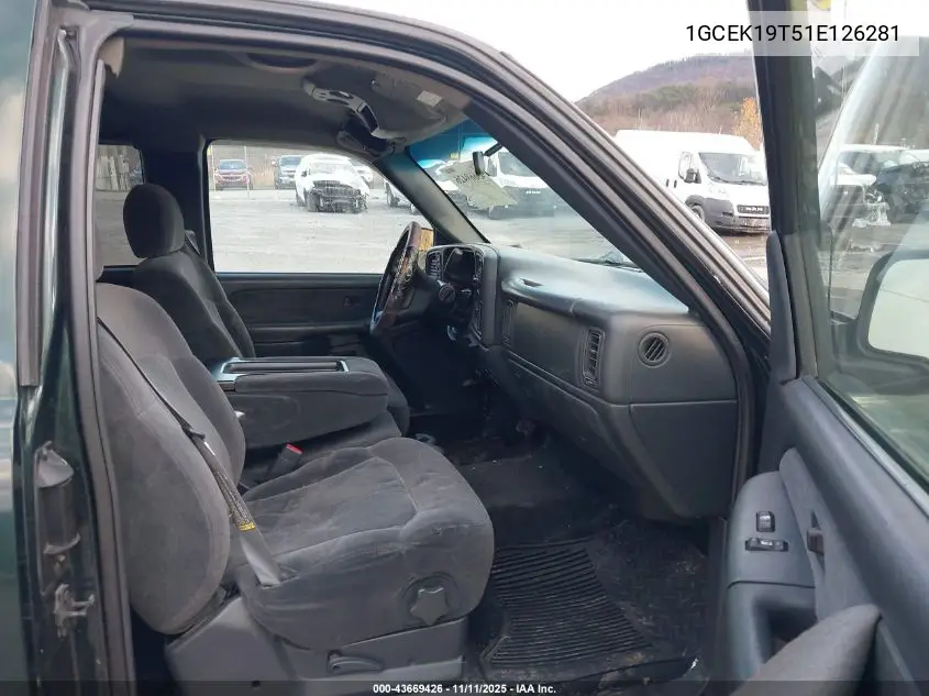 1GCEK19T51E126281 2001 Chevrolet Silverado 1500 Ls