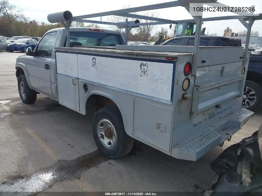 1GBHC24U21Z285286 2001 Chevrolet Silverado C2500 Heavy Duty