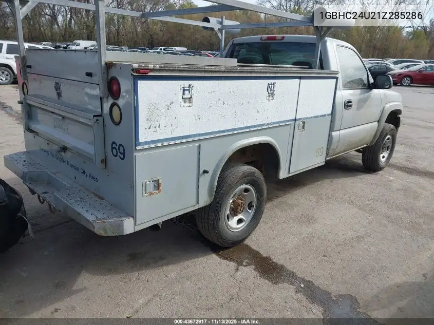 1GBHC24U21Z285286 2001 Chevrolet Silverado C2500 Heavy Duty