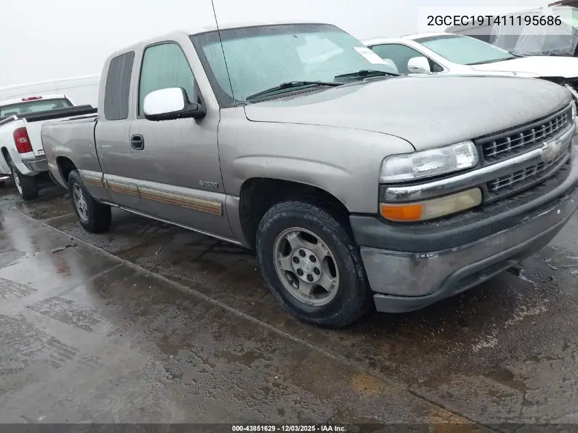 2GCEC19T411195686 2001 Chevrolet Silverado 1500 Ls