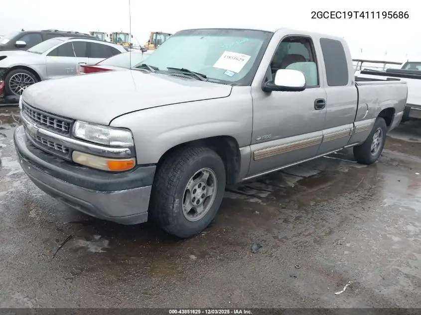 2GCEC19T411195686 2001 Chevrolet Silverado 1500 Ls