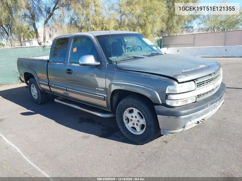 1GCEK19T51E121355 2001 Chevrolet Silverado 1500 Ls