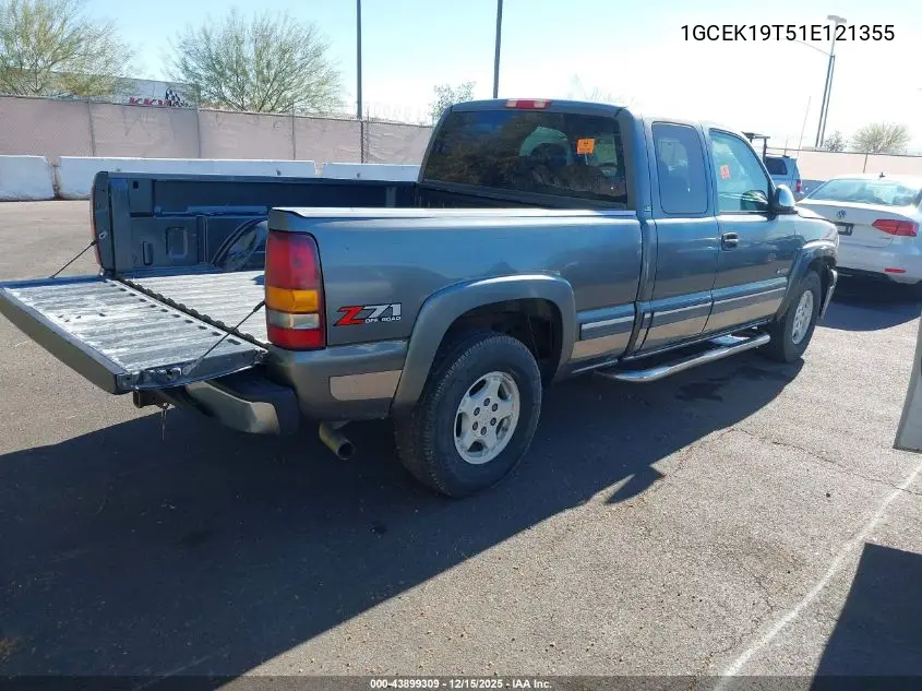 1GCEK19T51E121355 2001 Chevrolet Silverado 1500 Ls