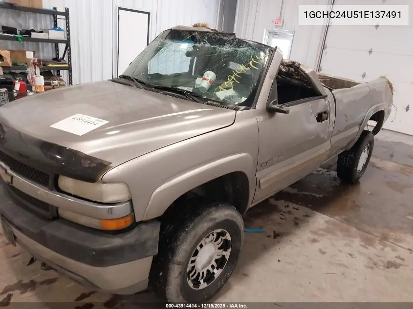 1GCHC24U51E137491 2001 Chevrolet Silverado 2500Hd Ls