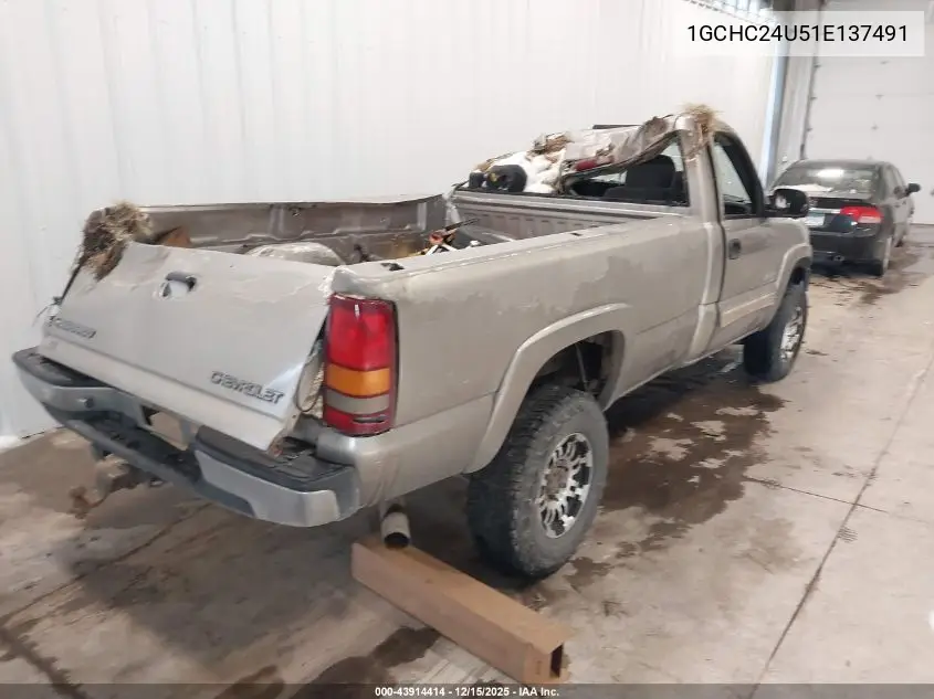 1GCHC24U51E137491 2001 Chevrolet Silverado 2500Hd Ls