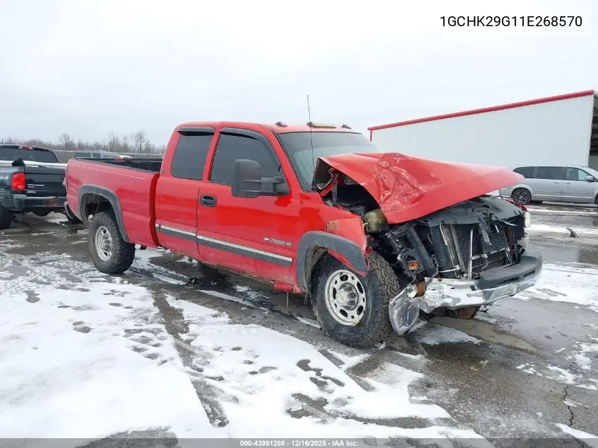1GCHK29G11E268570 2001 Chevrolet Silverado 2500Hd Lt