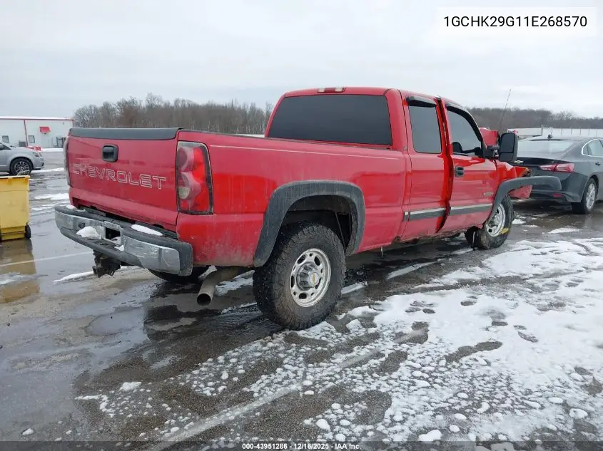 1GCHK29G11E268570 2001 Chevrolet Silverado 2500Hd Lt