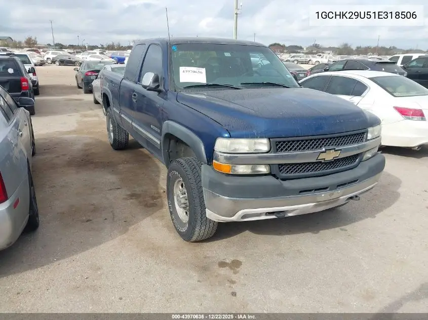 1GCHK29U51E318506 2001 Chevrolet Silverado 2500Hd Ls