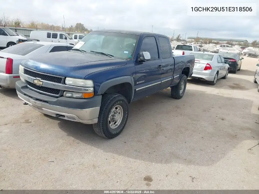 1GCHK29U51E318506 2001 Chevrolet Silverado 2500Hd Ls