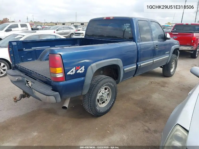 1GCHK29U51E318506 2001 Chevrolet Silverado 2500Hd Ls