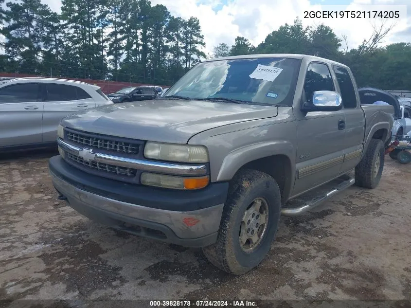 2GCEK19T521174205 2002 Chevrolet Silverado 1500 Ls