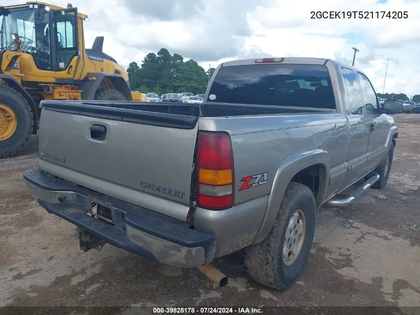 2GCEK19T521174205 2002 Chevrolet Silverado 1500 Ls