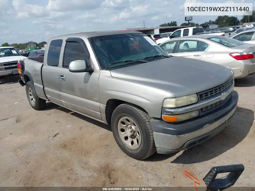1GCEC19WX2Z111440 2002 Chevrolet Silverado 1500