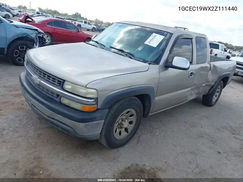 1GCEC19WX2Z111440 2002 Chevrolet Silverado 1500