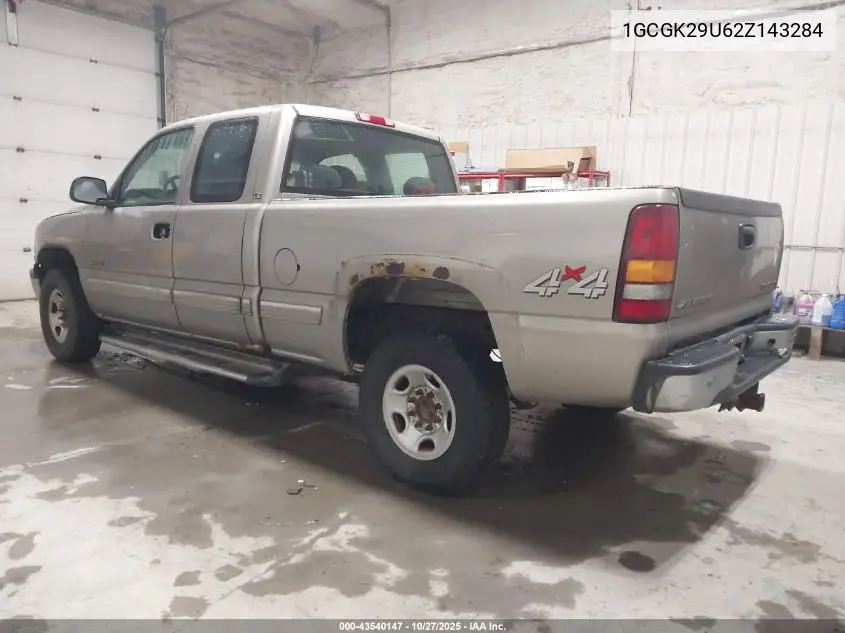 1GCGK29U62Z143284 2002 Chevrolet Silverado 2500 Ls