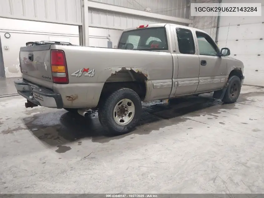 1GCGK29U62Z143284 2002 Chevrolet Silverado 2500 Ls