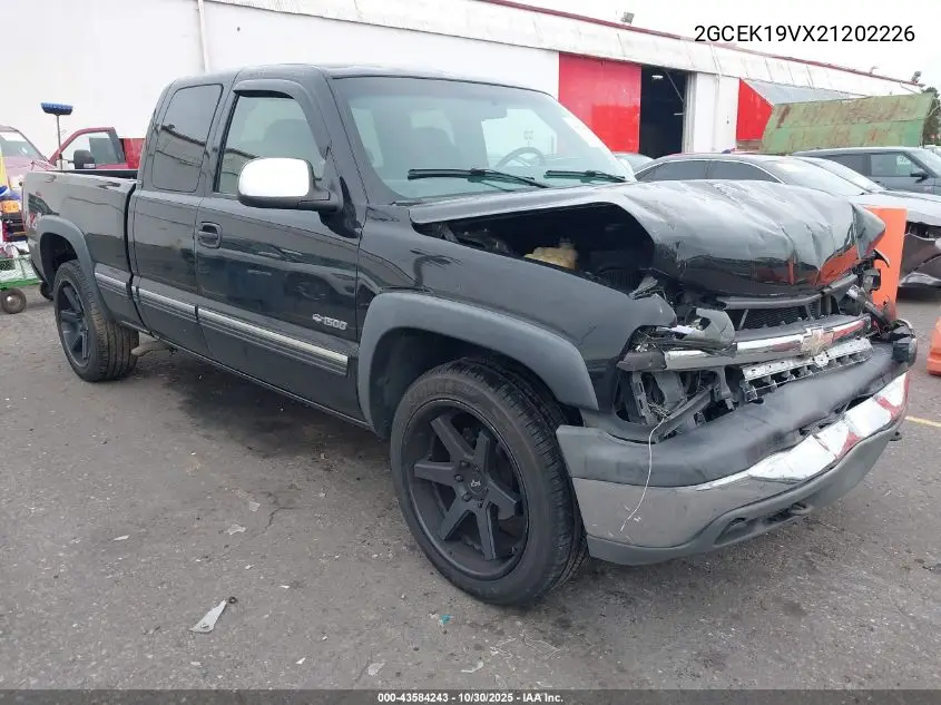2GCEK19VX21202226 2002 Chevrolet Silverado K1500