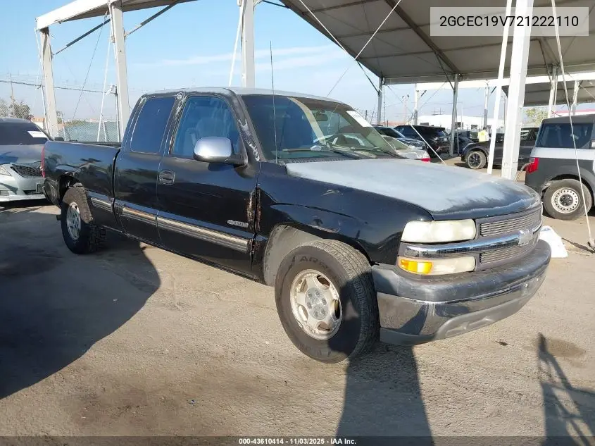 2GCEC19V721222110 2002 Chevrolet Silverado 1500 Ls