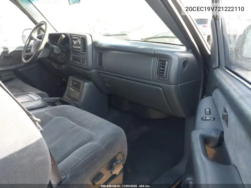 2GCEC19V721222110 2002 Chevrolet Silverado 1500 Ls