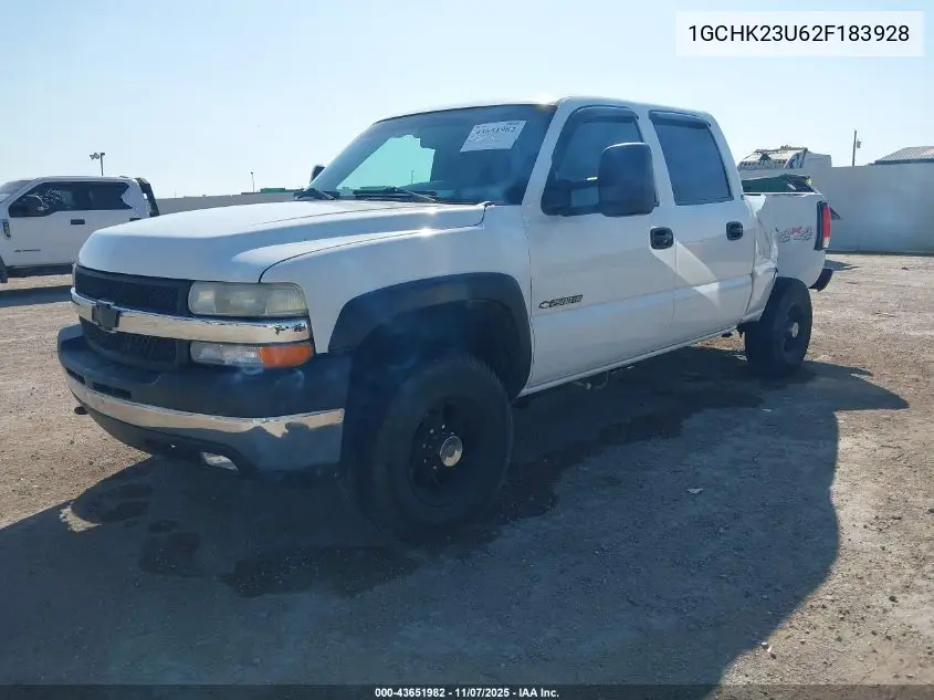 1GCHK23U62F183928 2002 Chevrolet Silverado 2500Hd Ls