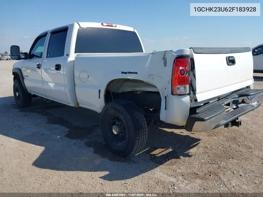 1GCHK23U62F183928 2002 Chevrolet Silverado 2500Hd Ls