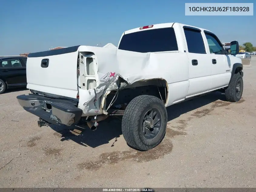 1GCHK23U62F183928 2002 Chevrolet Silverado 2500Hd Ls