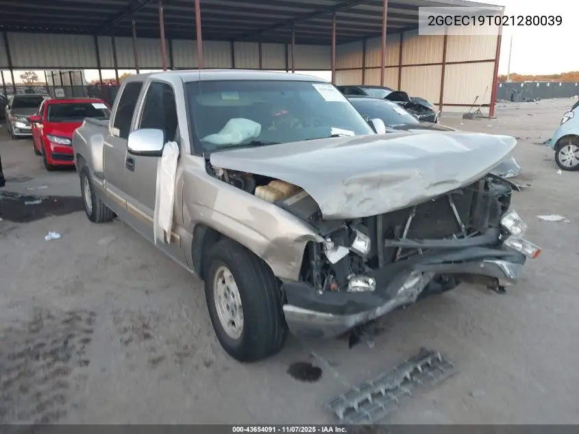 2GCEC19T021280039 2002 Chevrolet Silverado 1500 Ls