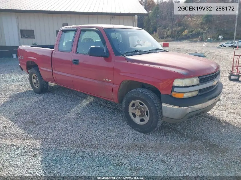 2GCEK19V321288172 2002 Chevrolet Silverado 1500