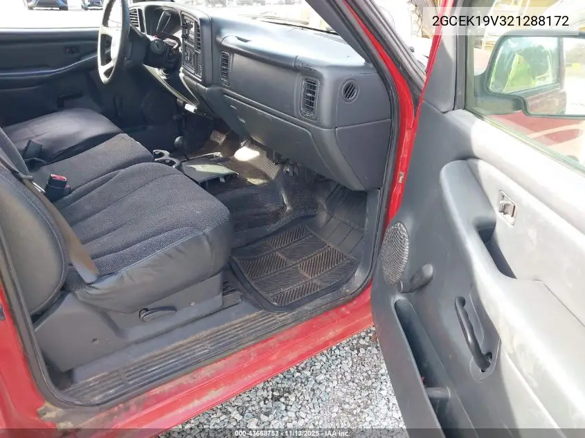 2GCEK19V321288172 2002 Chevrolet Silverado 1500