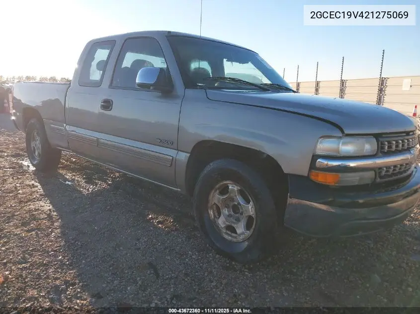 2GCEC19V421275069 2002 Chevrolet Silverado 1500 Ls