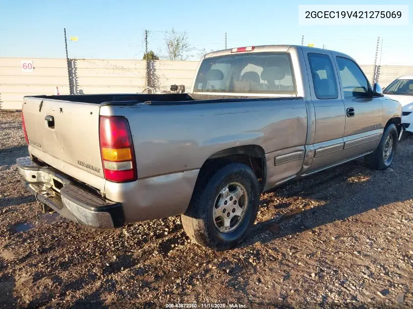 2GCEC19V421275069 2002 Chevrolet Silverado 1500 Ls