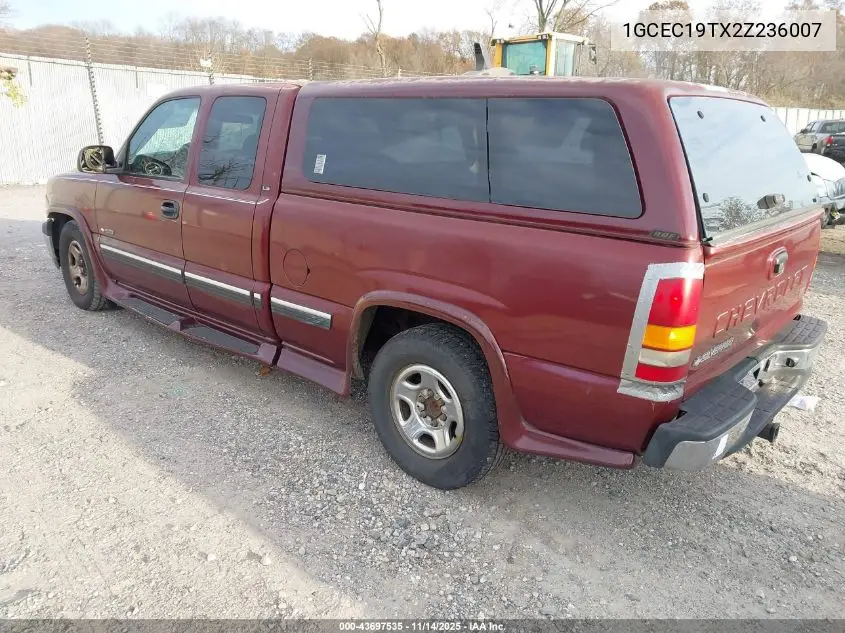1GCEC19TX2Z236007 2002 Chevrolet Silverado 1500 Ls