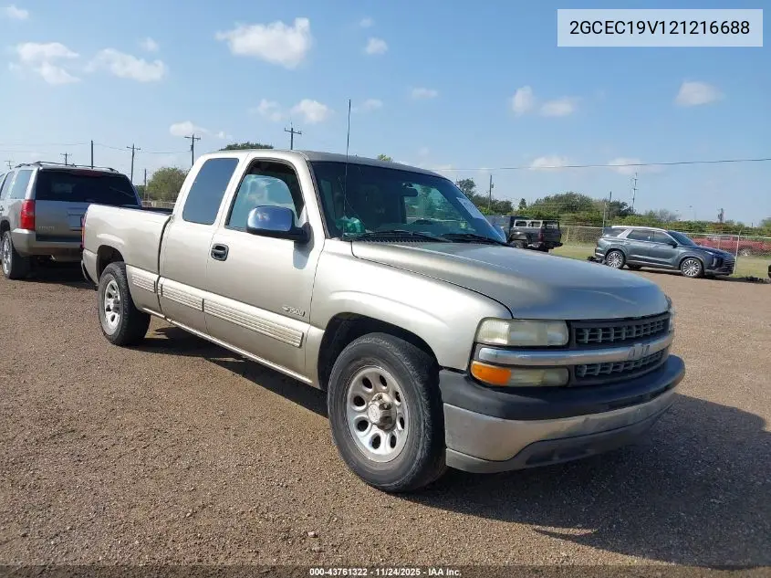 2GCEC19V121216688 2002 Chevrolet Silverado 1500 Ls